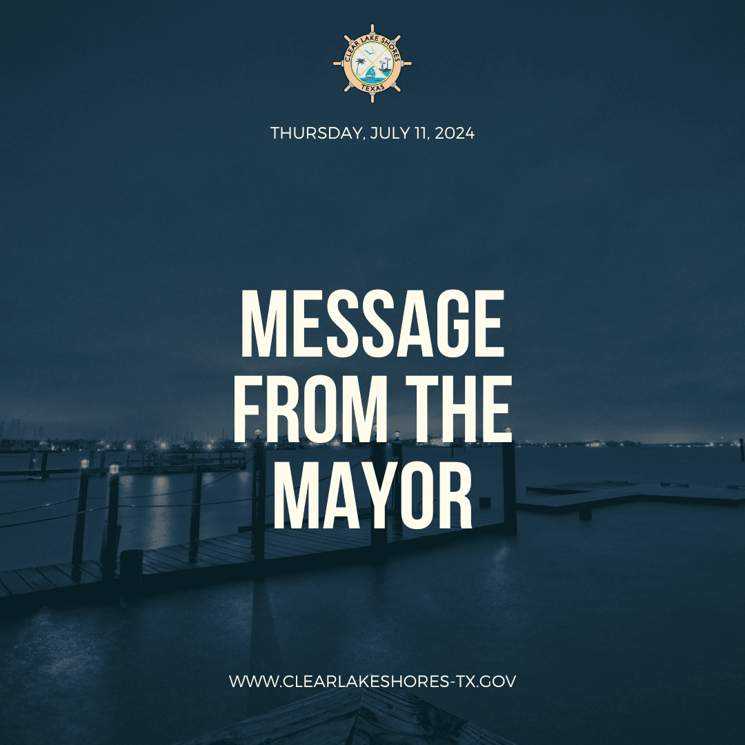 07/10/24- Message from the mayor