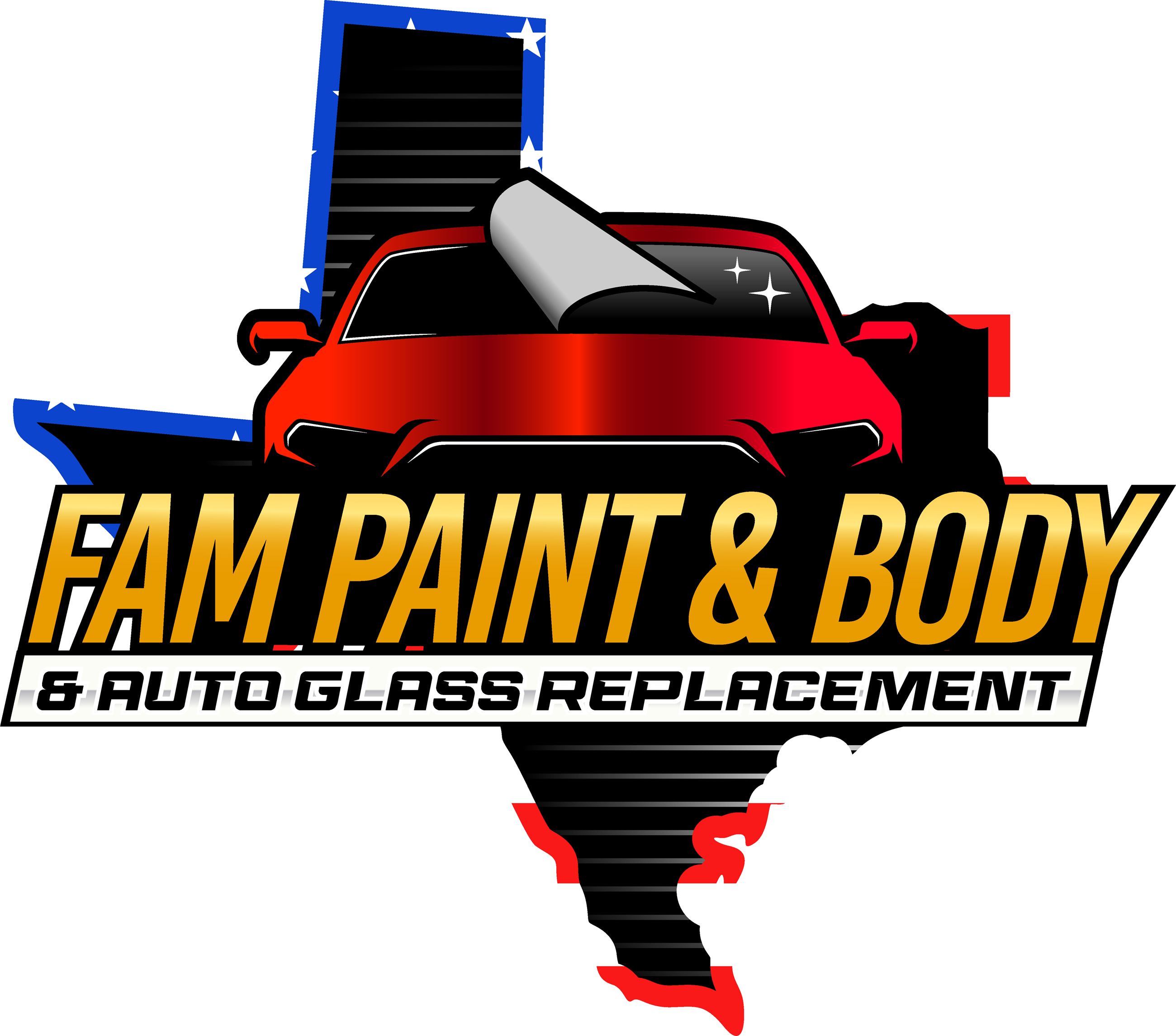 FAM Body Shop Logo